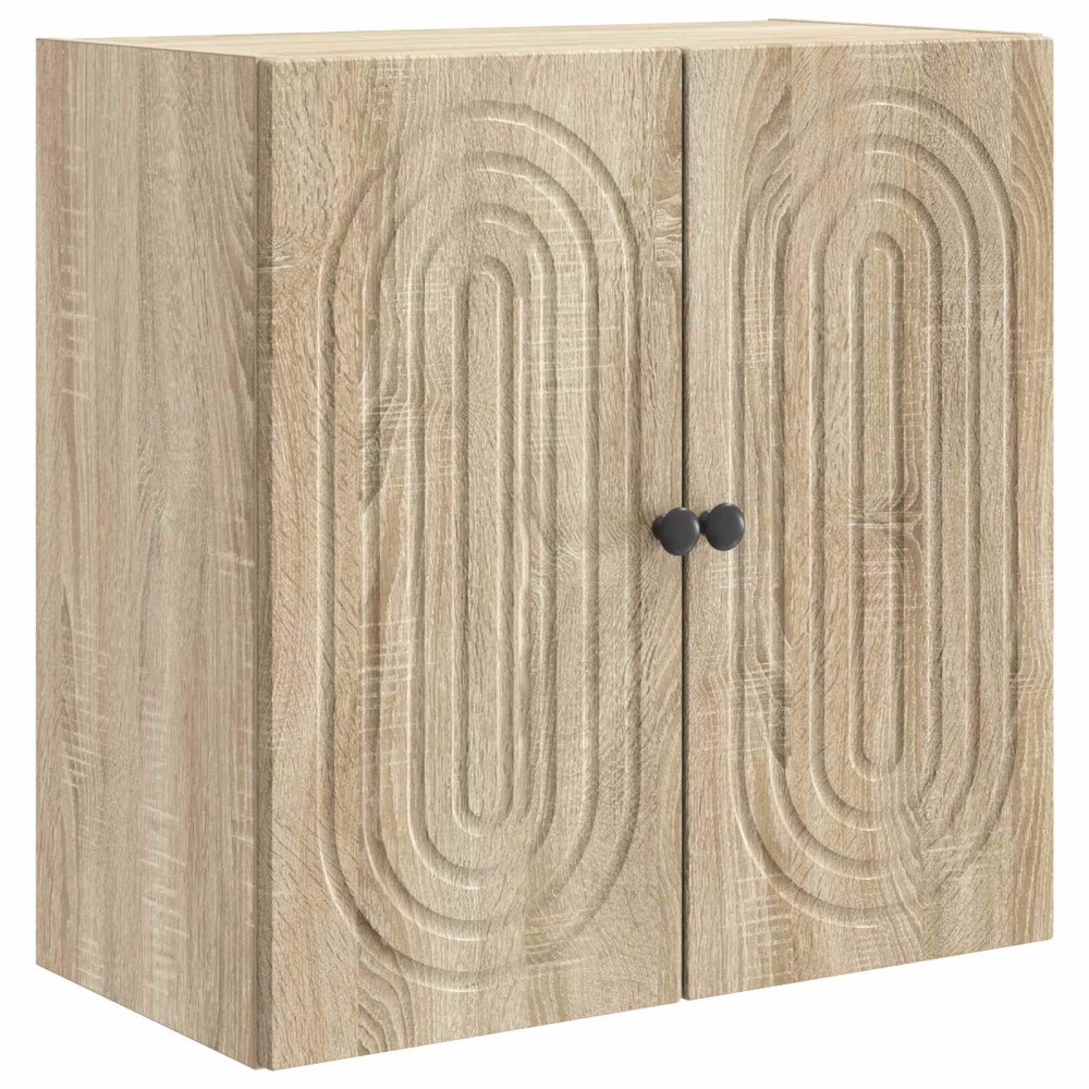 vidaXL Väggmonterat skåp Sonoma-ek 59 x 31 x 60 cm Konstruerat trä