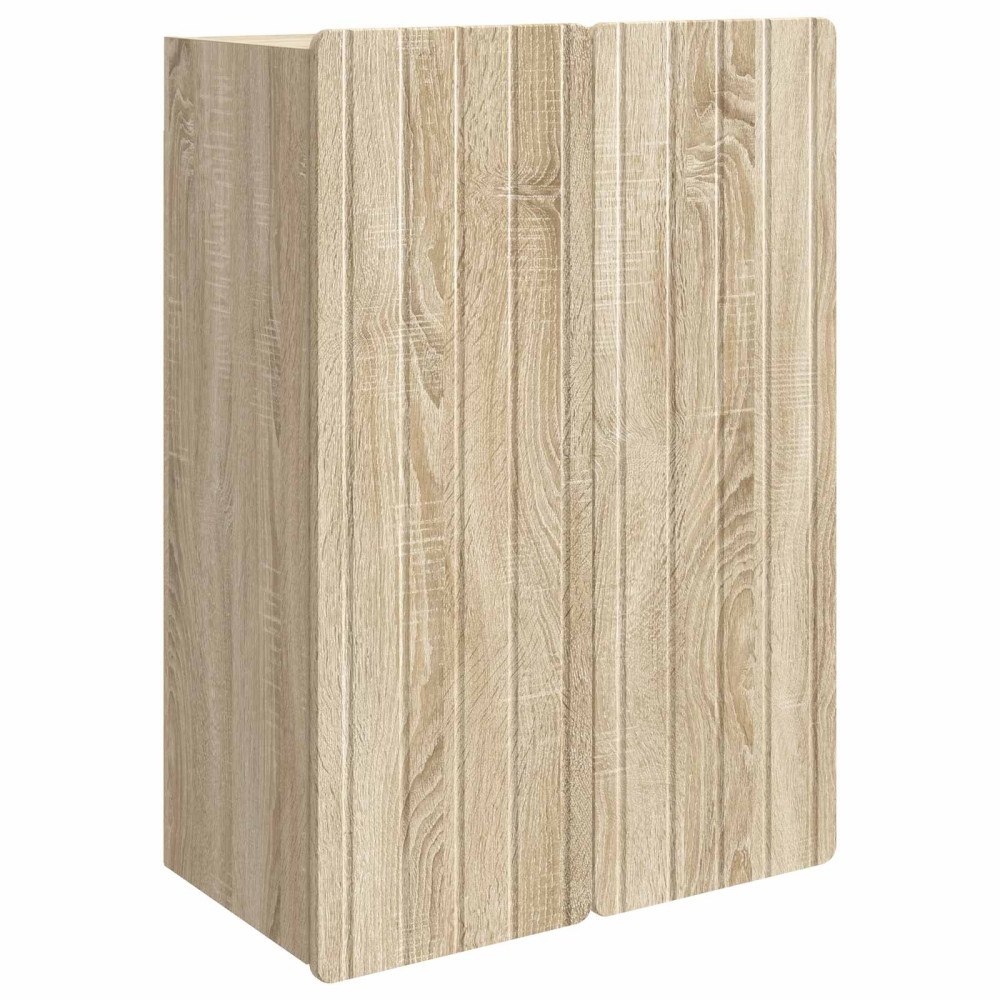 vidaXL Väggmonterat skåp Sonoma-ek 66 x 34,5 x 92 cm Konstruerat trä