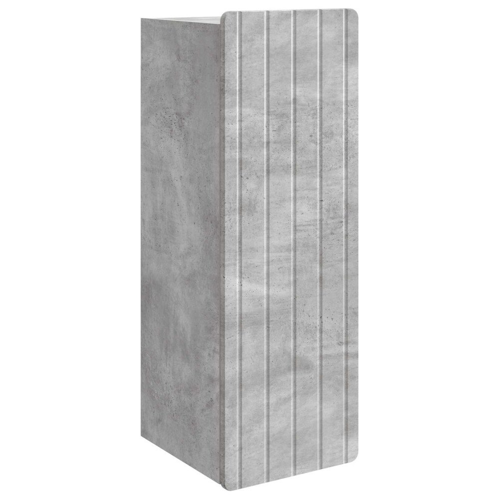 vidaXL Väggmonterat skåp Betonggrå 33 x 34,5 x 94 cm Konstruerat trä