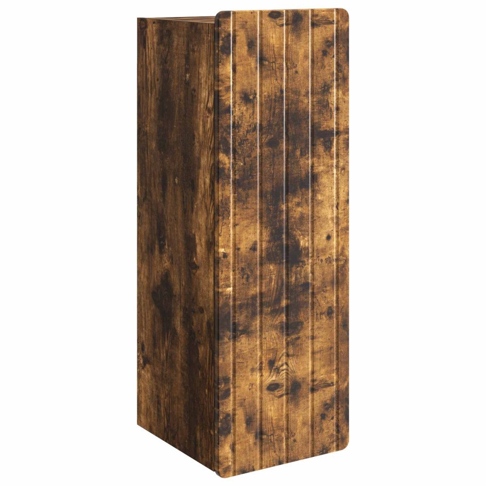 vidaXL Väggmonterat skåp Rökt ek 33 x 34,5 x 94 cm Konstruerat trä