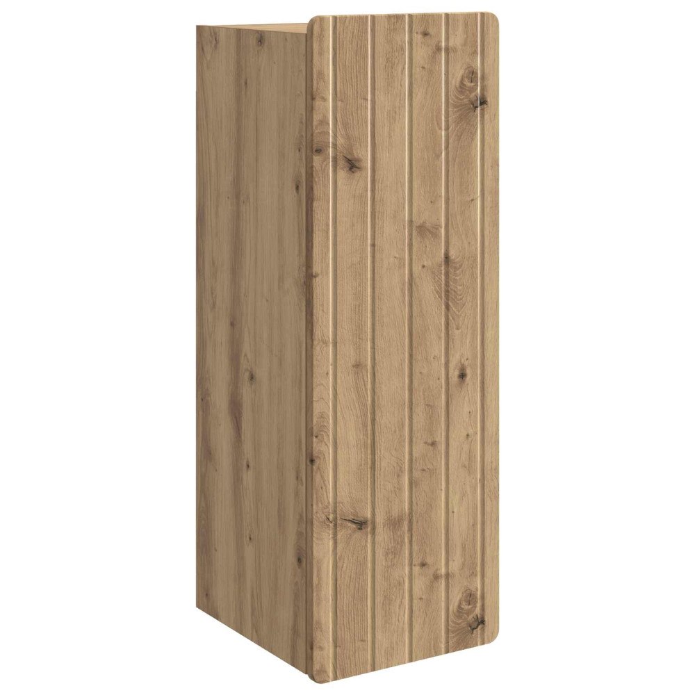 vidaXL Väggmonterat skåp Artisan-ek 33 x 34,5 x 94 cm Konstruerat trä