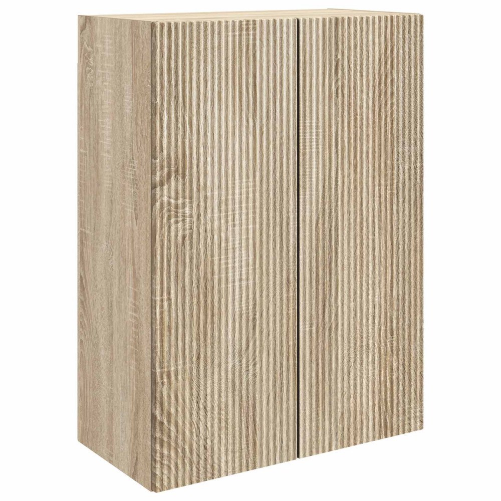 vidaXL Väggmonterat skåp Sonoma-ek 66 x 34,5 x 90 cm Konstruerat trä