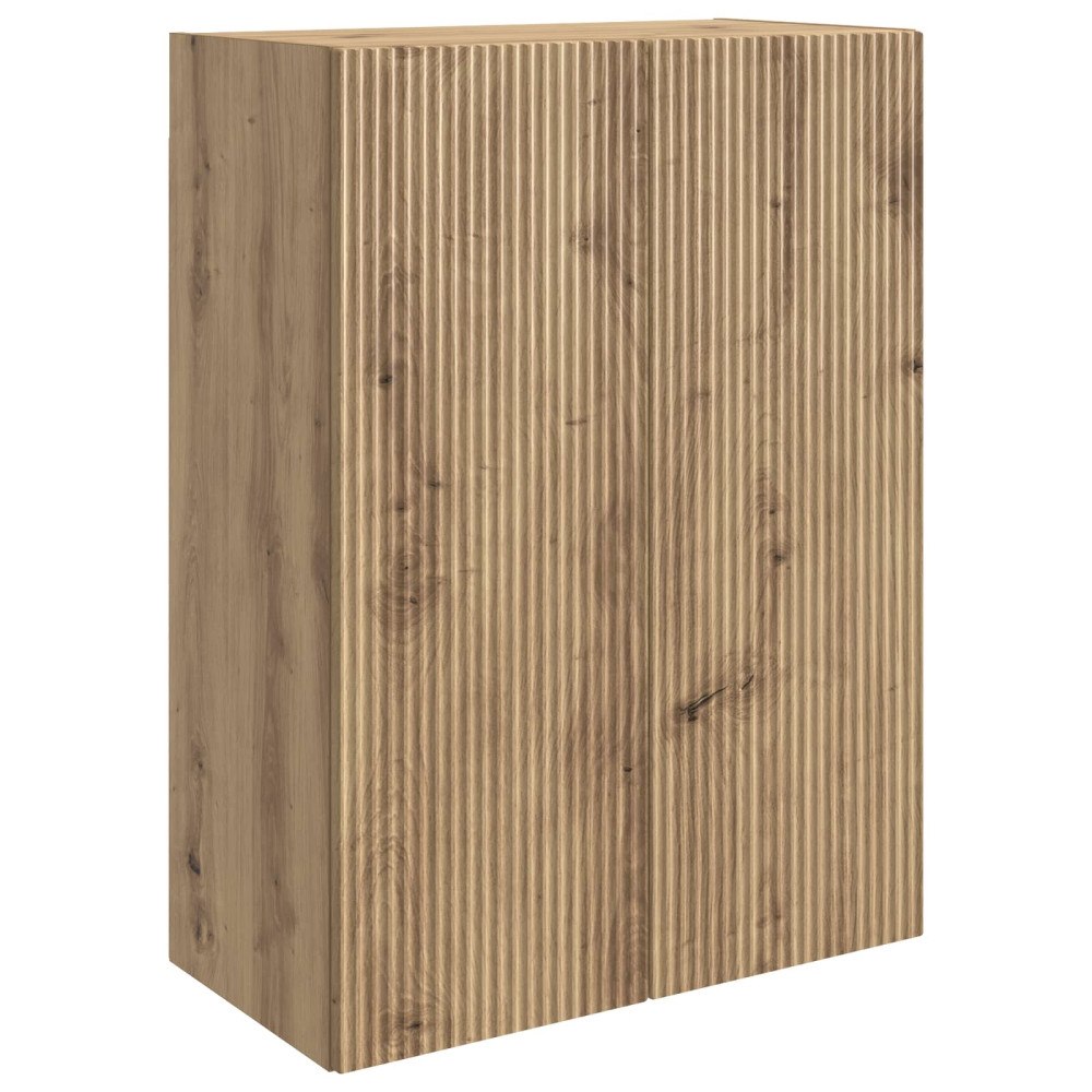 vidaXL Väggmonterat skåp Artisan-ek 66 x 34,5 x 90 cm Konstruerat trä