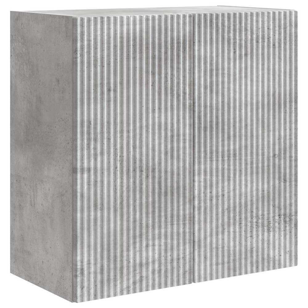 vidaXL Väggmonterat skåp Betonggrå 59 x 31 x 60 cm Konstruerat trä
