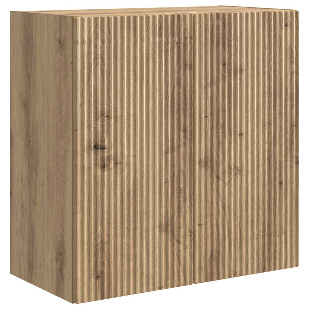 vidaXL Väggmonterat skåp Artisan-ek 59 x 31 x 60 cm Konstruerat trä