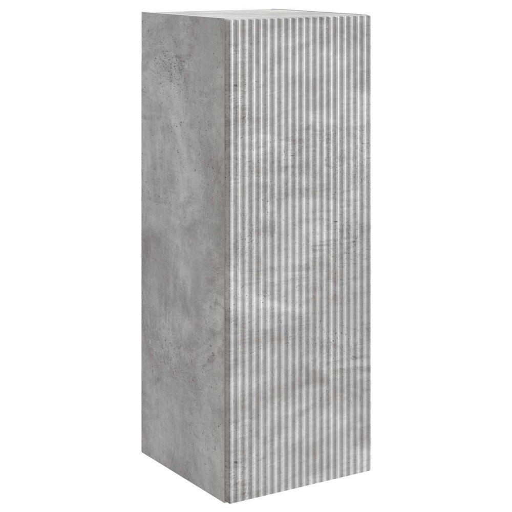 vidaXL Väggmonterat skåp Betonggrå 33 x 34,5 x 90 cm Konstruerat trä