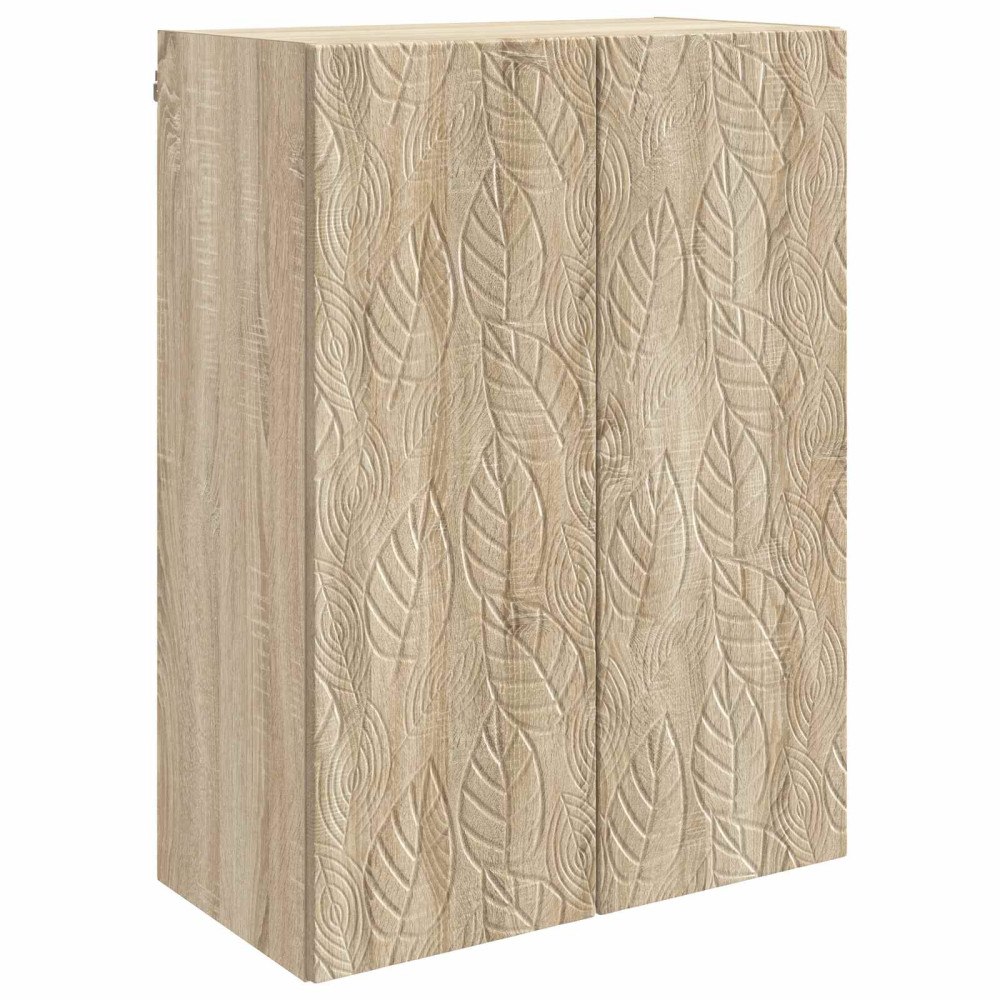 vidaXL Väggmonterat skåp Sonoma-ek 66 x 34,5 x 90 cm Konstruerat trä