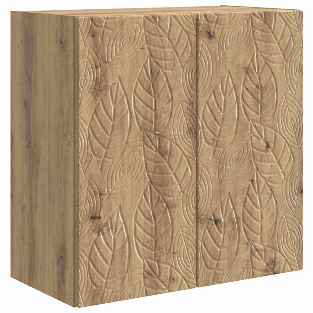 vidaXL Väggmonterat skåp Artisan-ek 59 x 31 x 60 cm Konstruerat trä