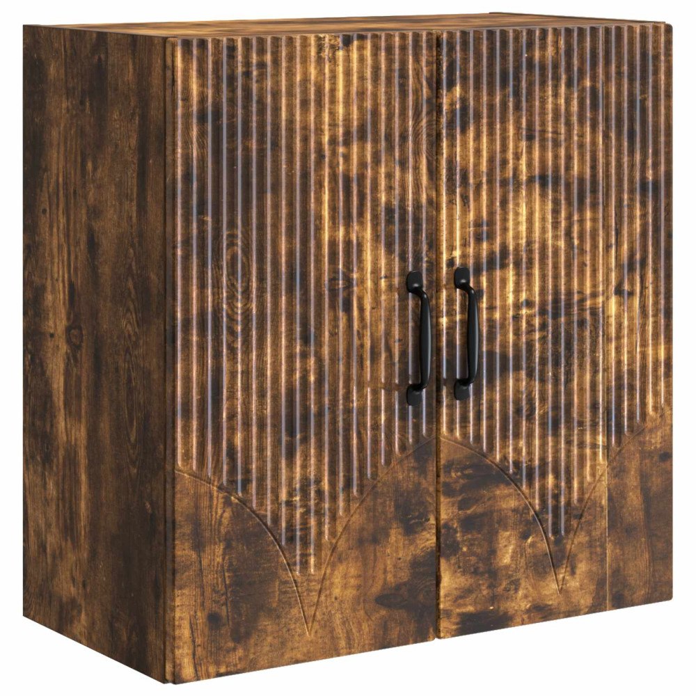 vidaXL Väggmonterat skåp Rökt ek 59 x 31 x 60 cm Konstruerat trä