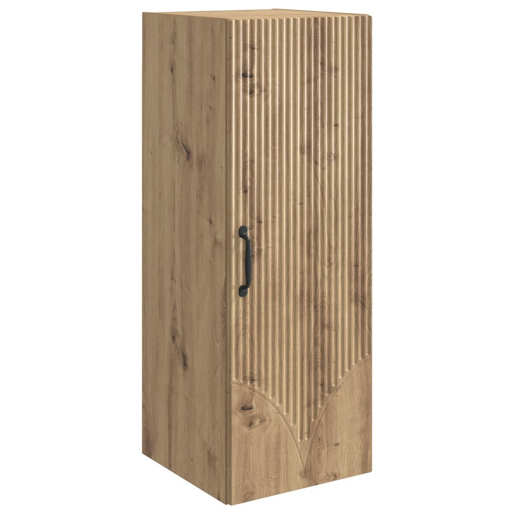vidaXL Väggmonterat skåp Artisan-ek 33 x 34,5 x 90 cm Konstruerat trä