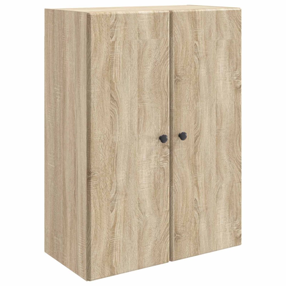 vidaXL Väggmonterat skåp Sonoma-ek 66 x 34,5 x 90 cm Konstruerat trä