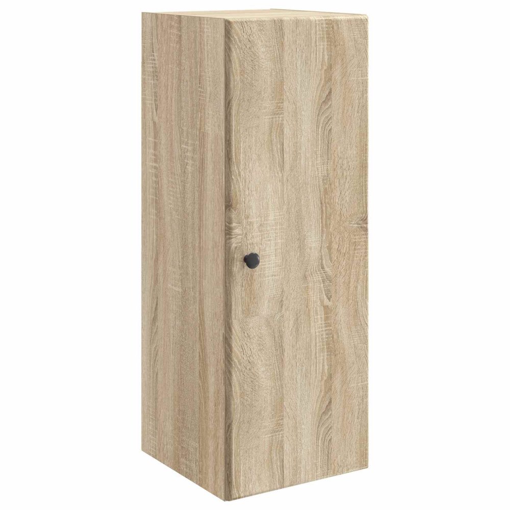 vidaXL Väggmonterat skåp Sonoma-ek 33 x 34,5 x 90 cm Konstruerat trä