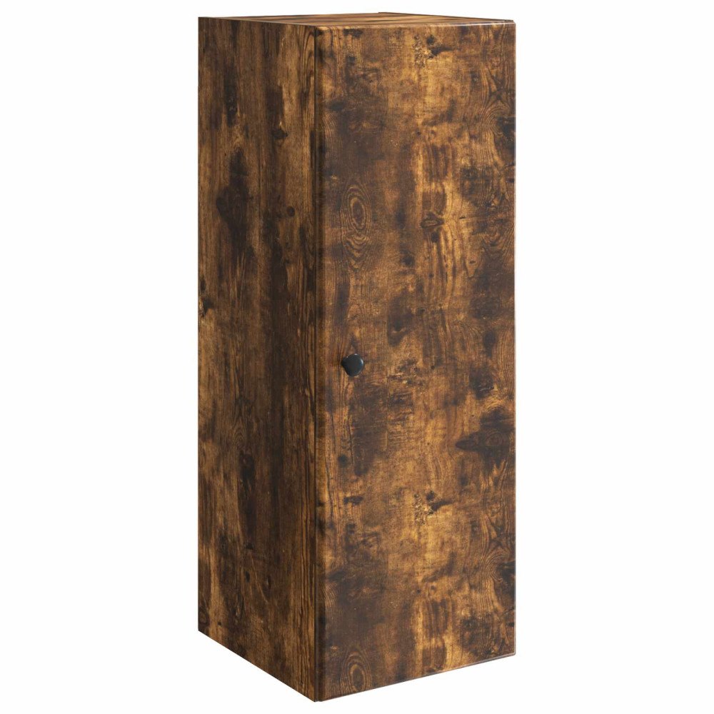 vidaXL Väggmonterat skåp Rökt ek 33 x 34,5 x 90 cm Konstruerat trä