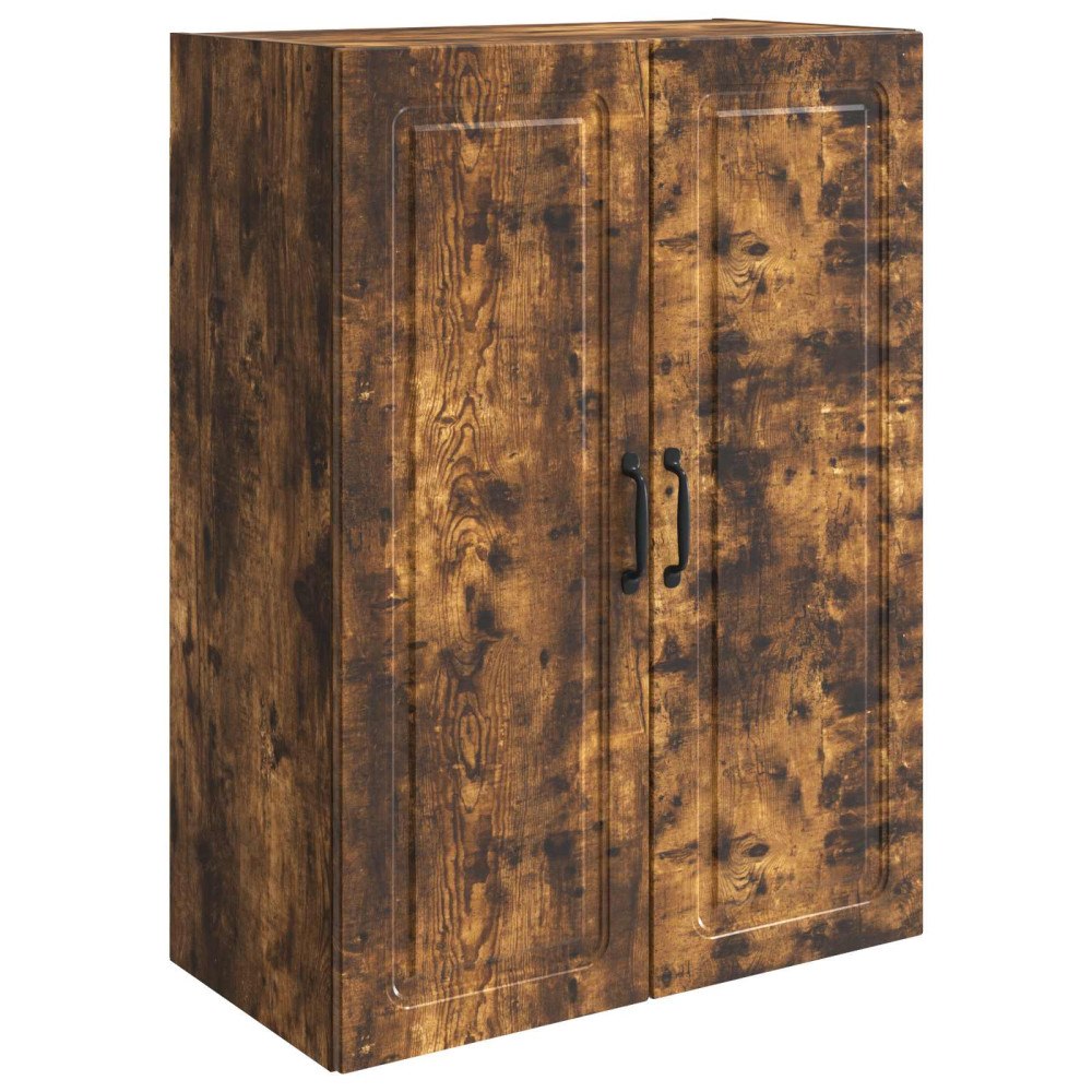 vidaXL Väggmonterat skåp Rökt ek 66 x 34,5 x 90 cm Konstruerat trä