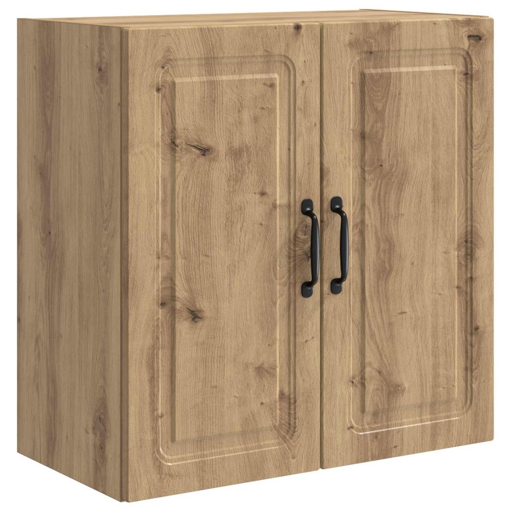 vidaXL Väggmonterat skåp Artisan-ek 59 x 31 x 60 cm Konstruerat trä