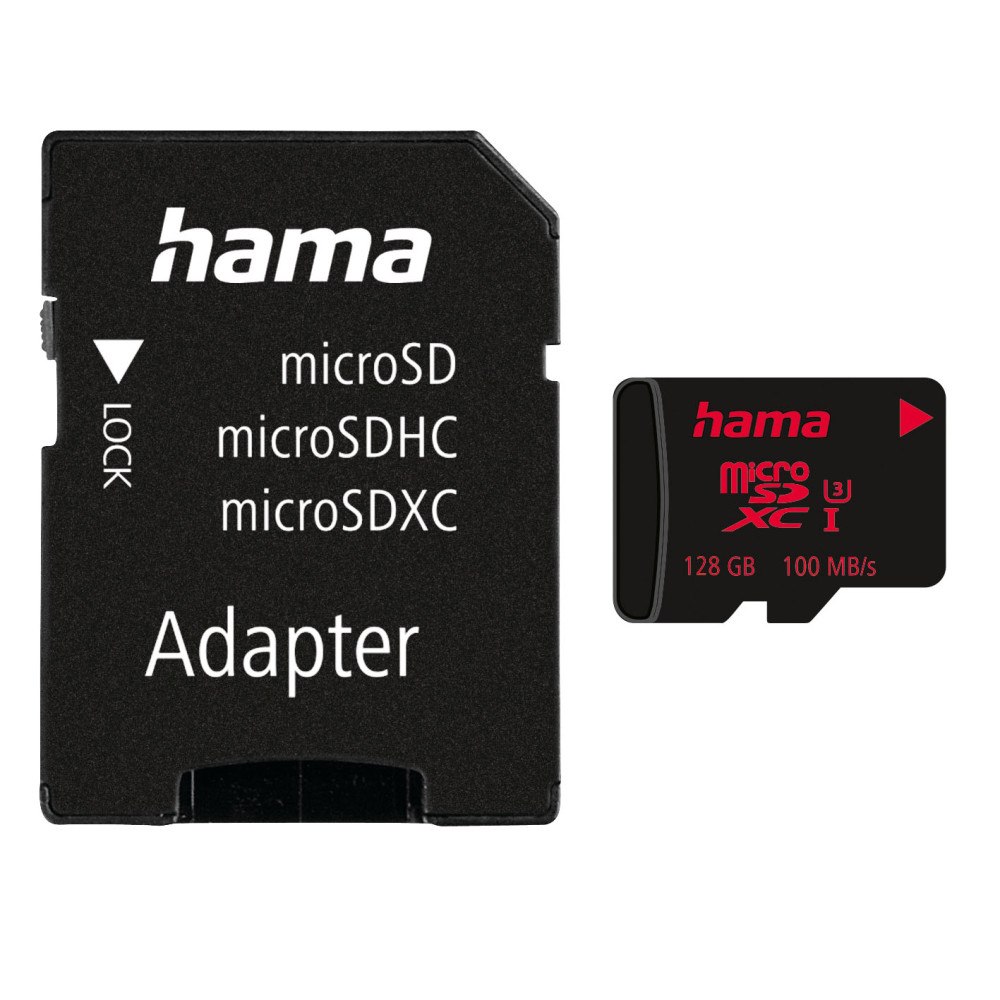 Hama Memory Card Micro SDXC 128GB U3 UI V30 100MB/s