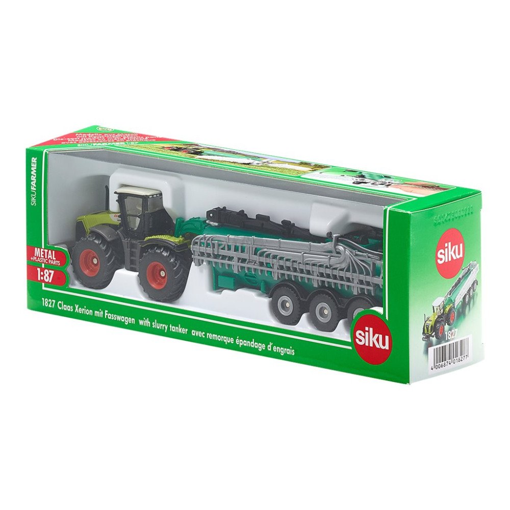 SIKU Siku Farmer - Claas Xerion With Vacuum Tanker