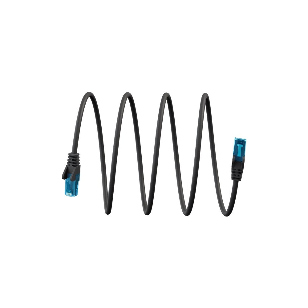 Goobay Goobay Ultraflexibles CAT 6A patchkabel U/UTP, svart (79196)
