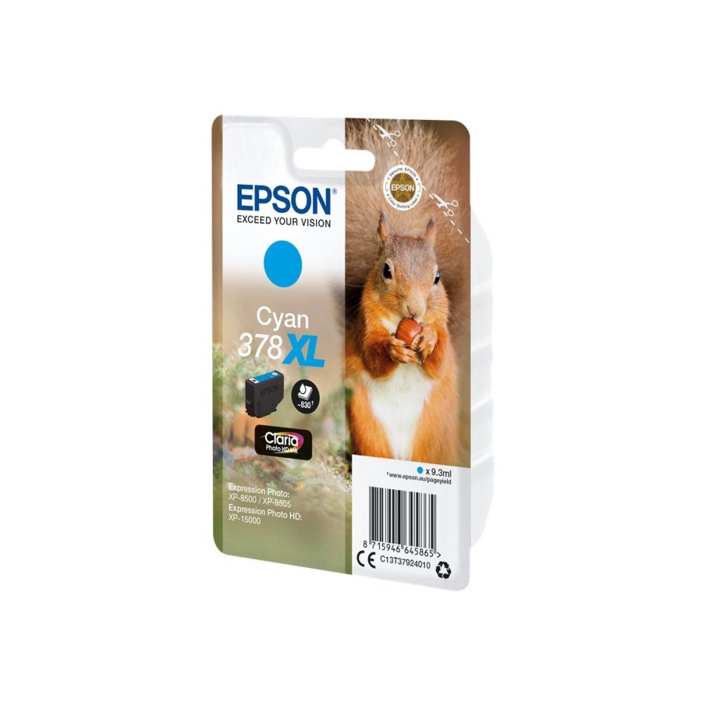 EPSON Epson 378XL - hög kapacitet - cyan - original - bläckpatron