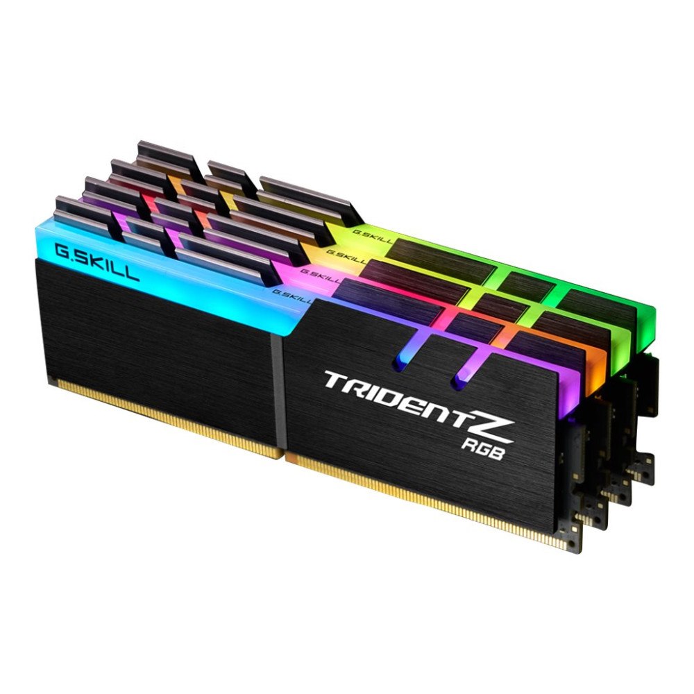 G.Skill G.Skill TridentZ RGB Series - DDR4 - sats - 64 GB: 4 x 16 GB - DIMM 288-pin / PC4-25600 - ej buffrad