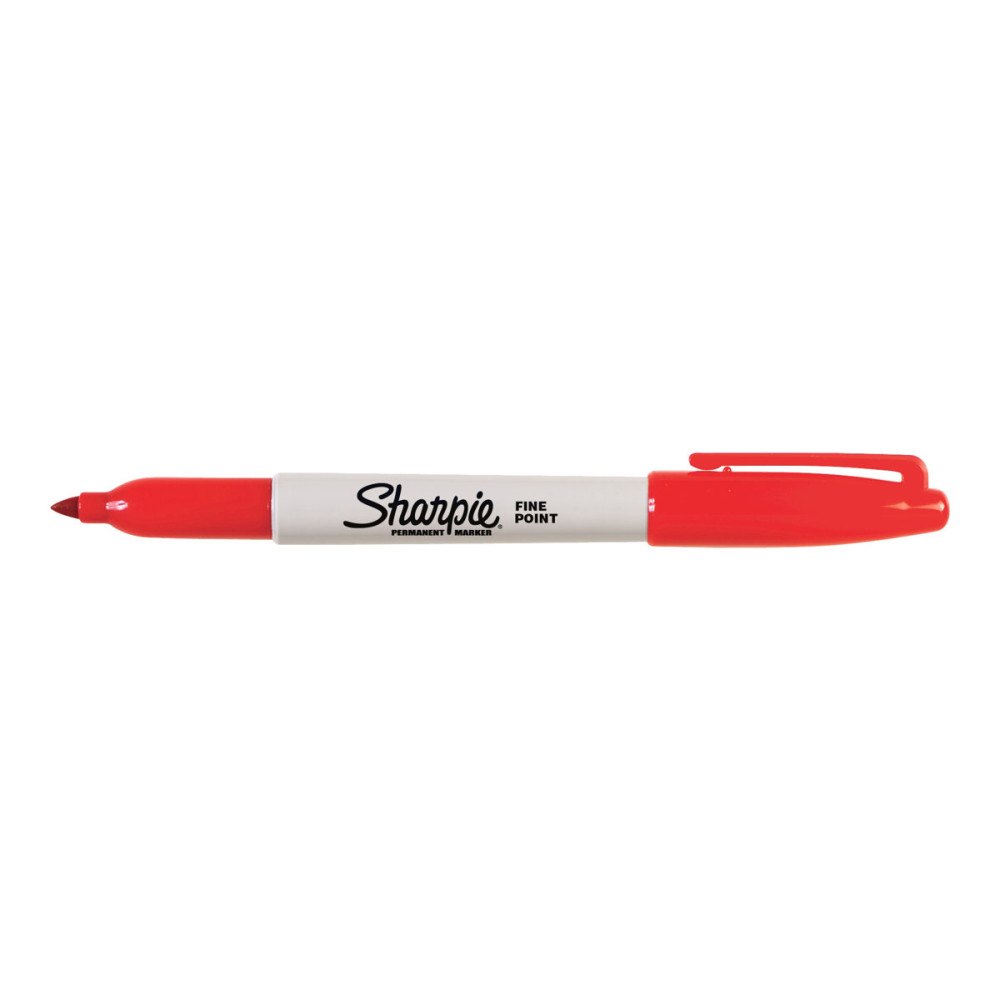 Newell Brands Sharpie - markering - röd (paket om 12)