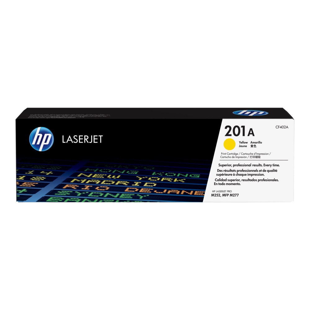 HP HP 201A - gul - original - LaserJet - tonerkassett (CF402A)