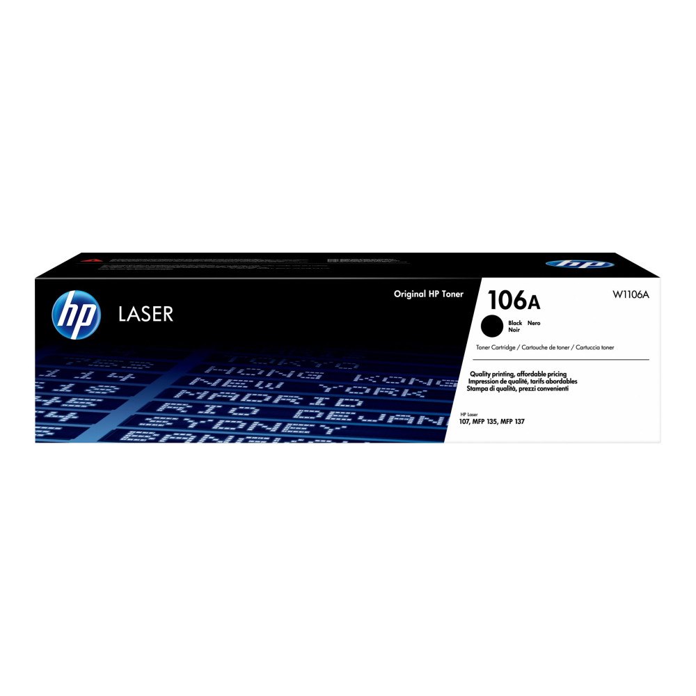 HP HP 106A - svart - original - tonerkassett (W1106A)