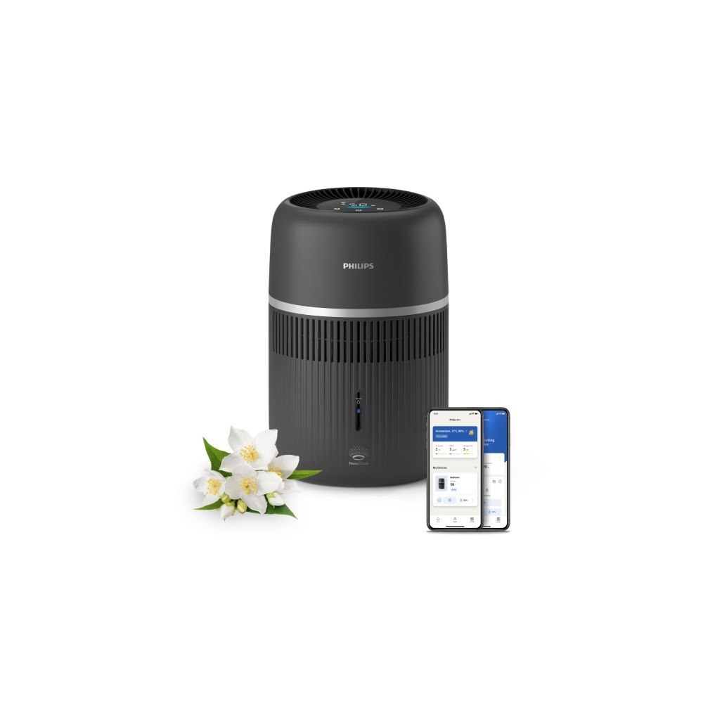 Philips Philips 4000 series Luftfuktare, Svart, Plast, 1,5 m, 3 W, A...
