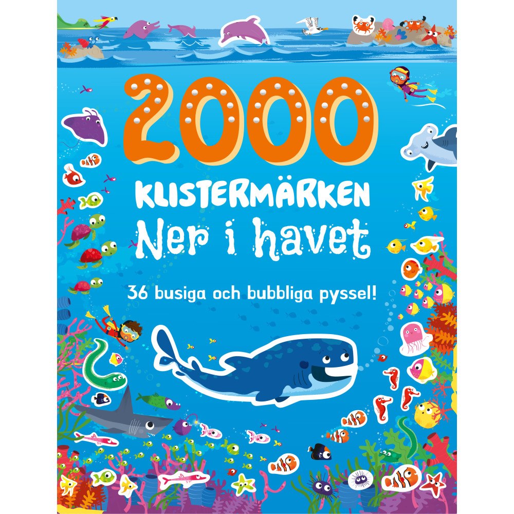 Tukan Förlag 2000 klistermärken: Ner i havet (häftad)