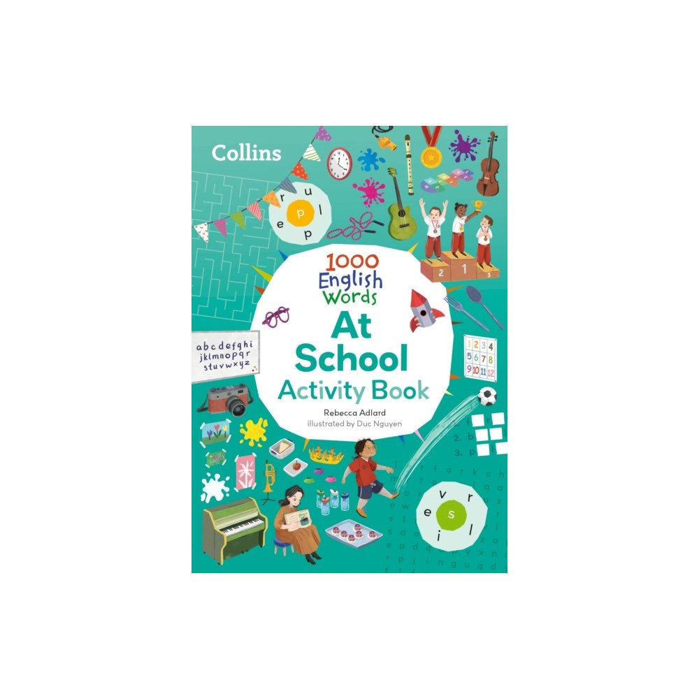 HarperCollins Publishers Collins 1000 English Words Activity Book: At school (häftad, eng)