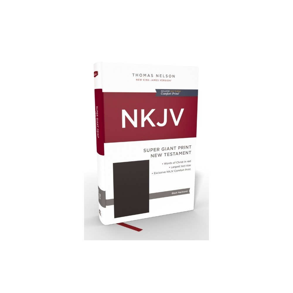 Thomas nelson publishers NKJV Super Giant Print New Testament, Hardcover, Red Letter, Comfort Print (inbunden, eng)