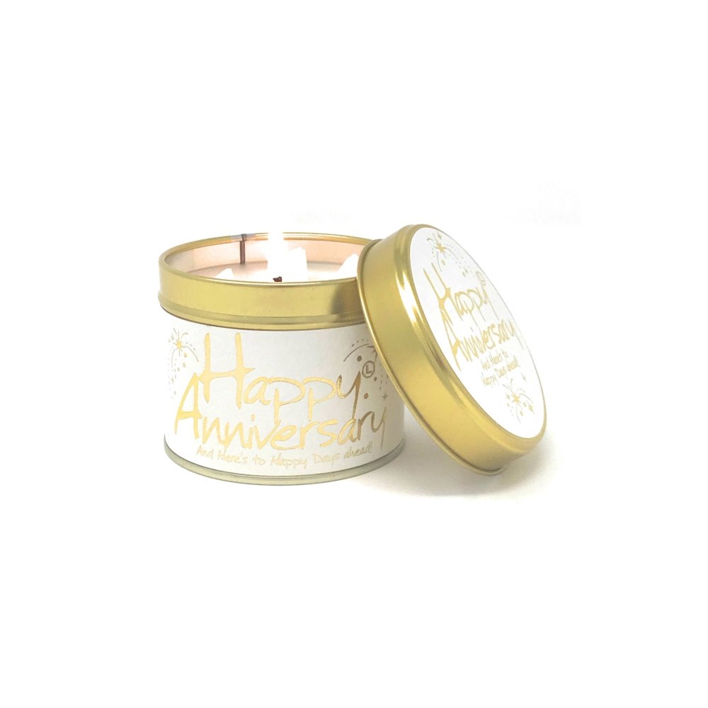LILY FLAME CANDLES Happy Anniversary - Scented Tin Candle
