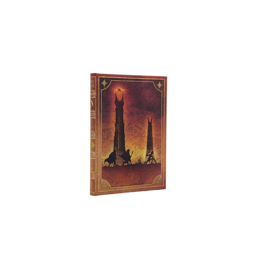 paperblanks The Quest Continues (The Lord of the Rings Collection) Journal Midi Unlined (Elastic Band Closure) (inbunden, eng)