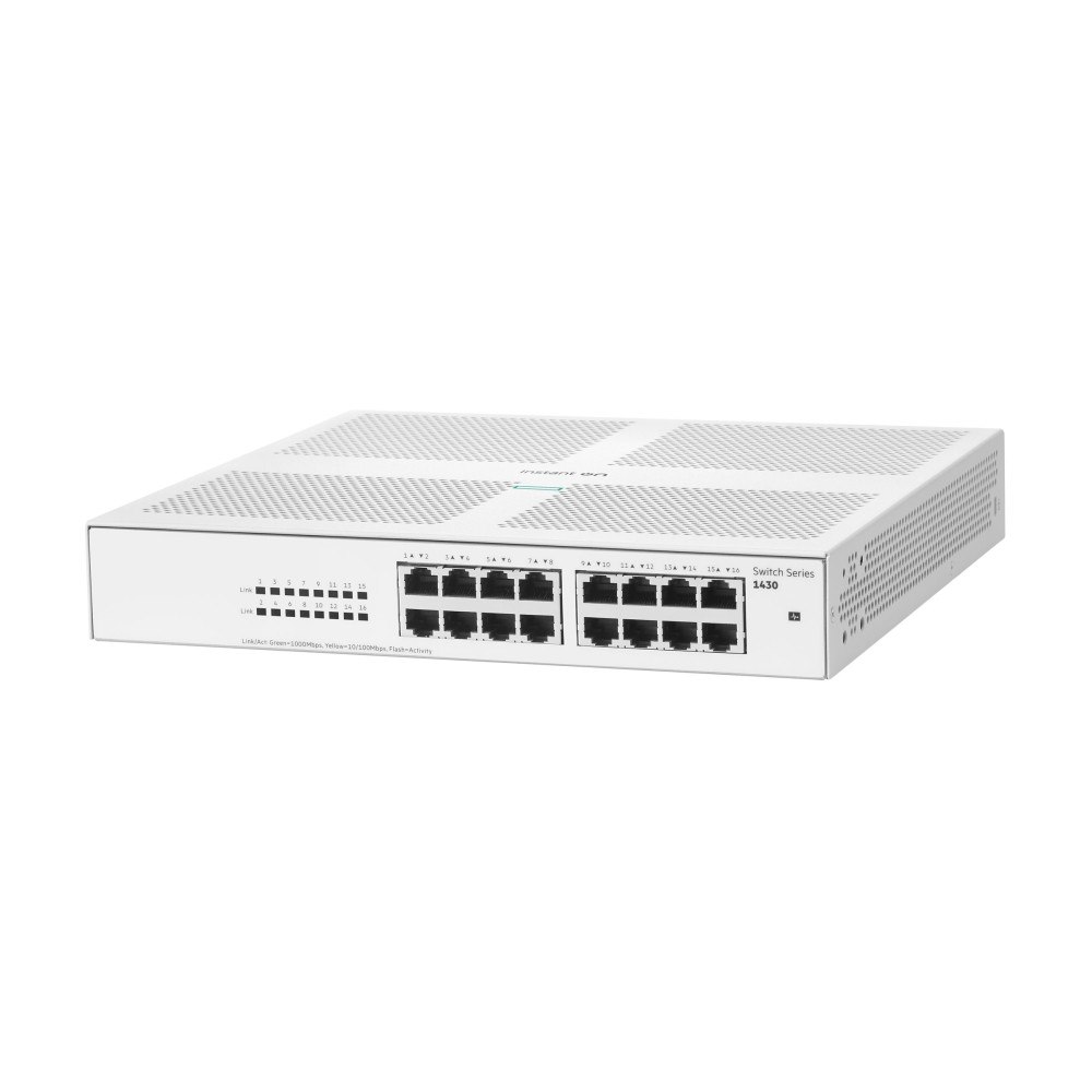 Hewlett Packard Enterprise HPE Networking Instant On 1430 16G Switch - switch - 16 portar - ohanterad - rackmonterbar