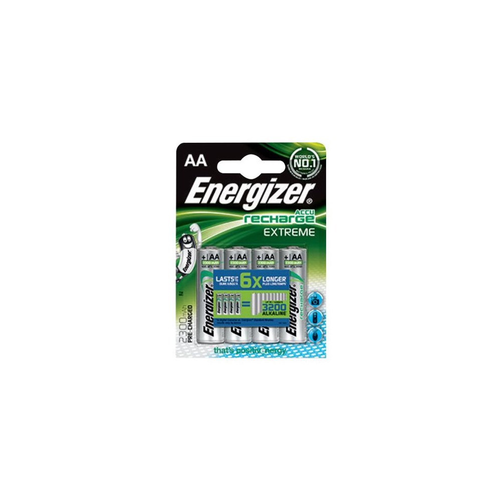 ENERGIZER Energizer Recharge Extreme batteri - 4 x AA / HR6 - NiMH