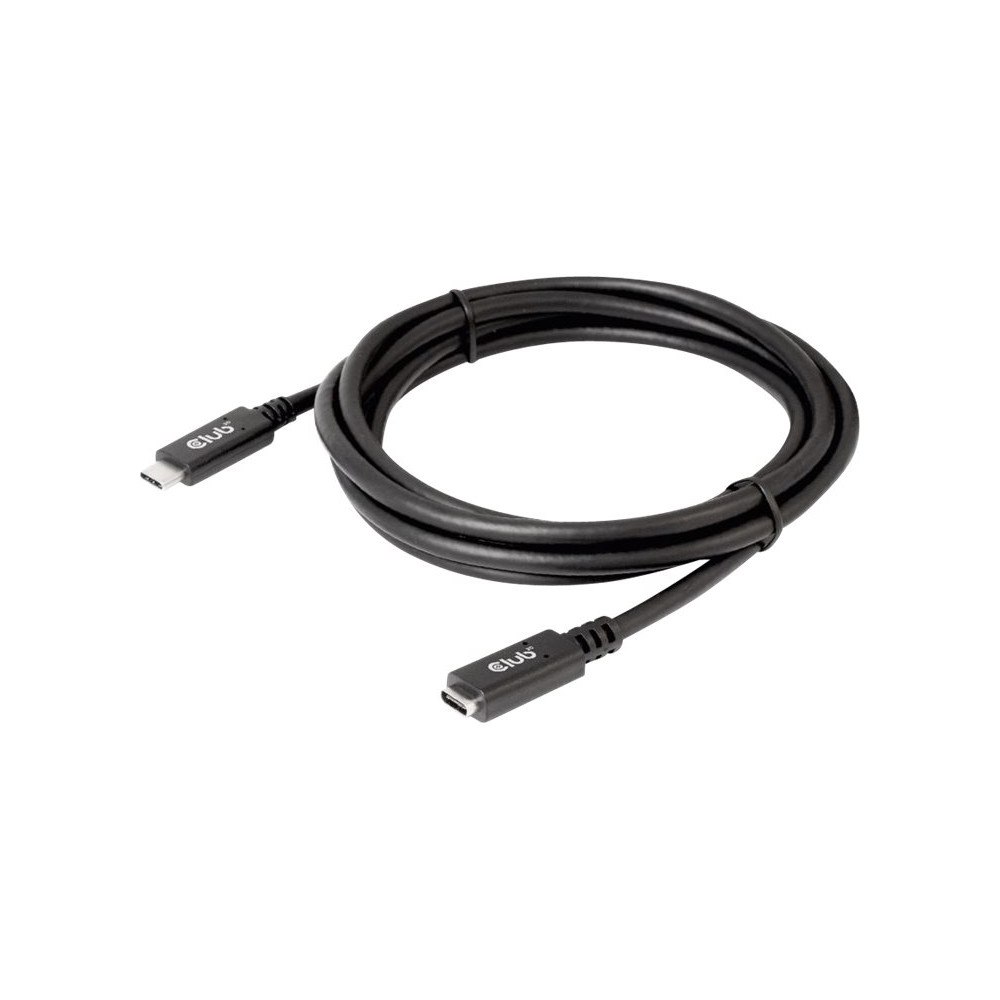 Club-3d Club 3D CAC-1529 - USB typ C-förlängningskabel - 24 pin USB-C till 24 pin USB-C - 2 m