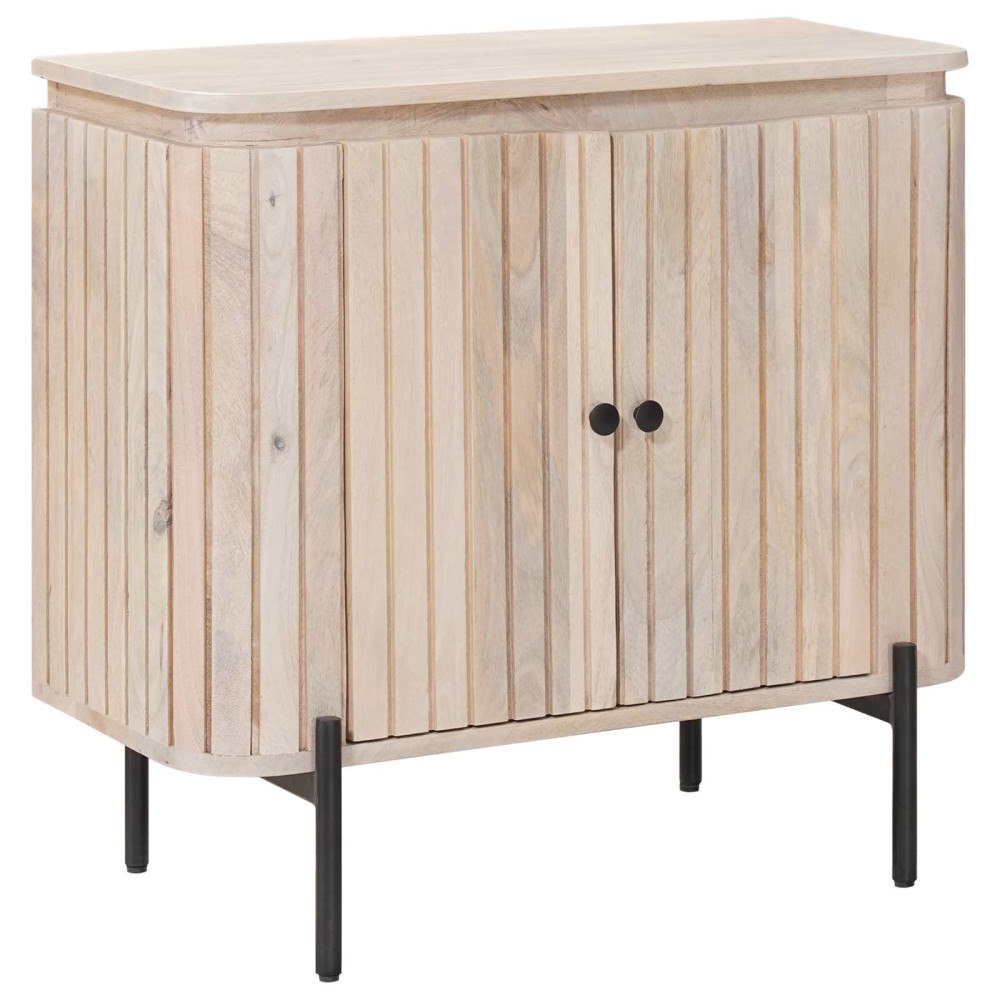 vidaXL Sideboard 70 x 30 x 65 cm Massivt mangoträ och konstruerat trä