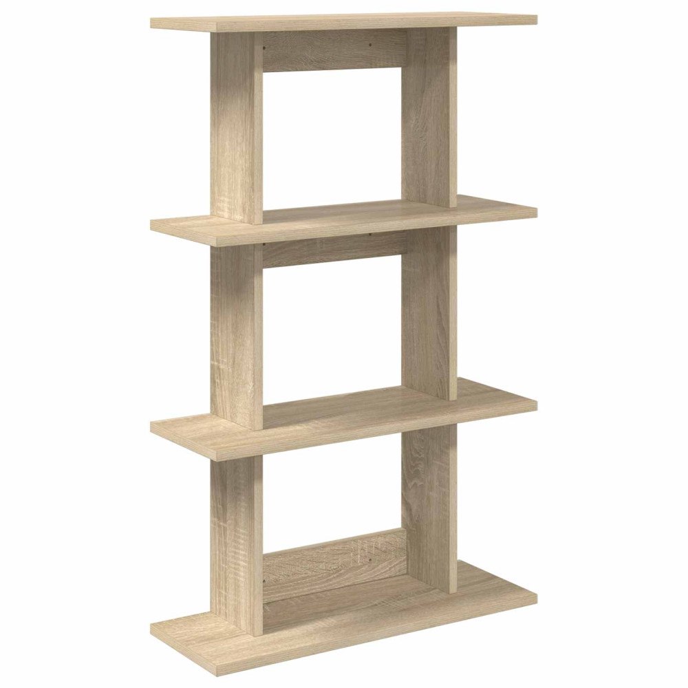 vidaXL Vägg hylla Väggmonterat Brun 56 x 20 x 90 cm Konstruerat trä