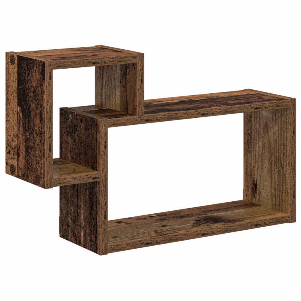 vidaXL Vägg hylla Väggmonterat Brun 55 x 15 x 35 cm Konstruerat trä