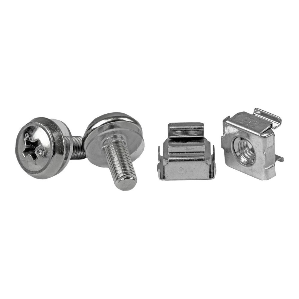 StarTech.com StarTech.com M5 Mounting Screws and Cage Nuts for Server Rack Cabinet - Pack of 50 Server Rack Screws (CABSCREWM5) - skr...
