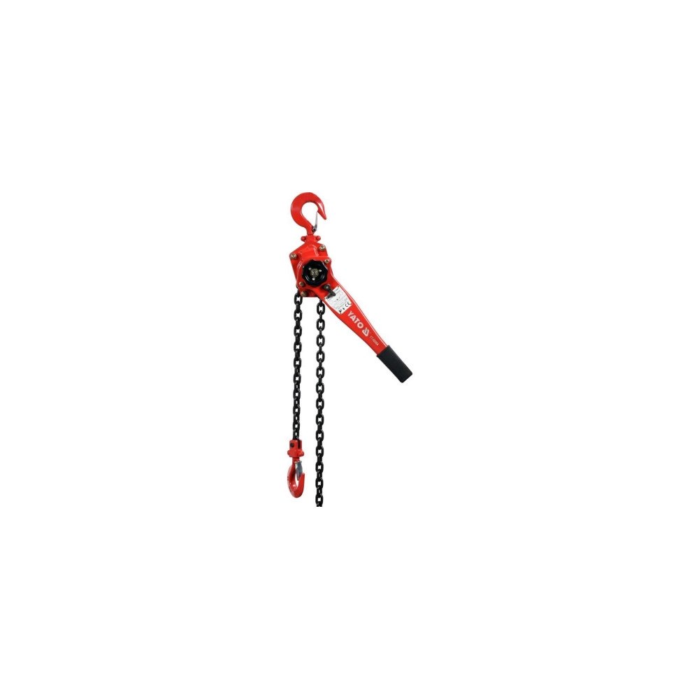 YATO Yato YT-58964, Kedjehiss, 1500 kg, 1,5 m, 1,5 mm, Svart, Röd...
