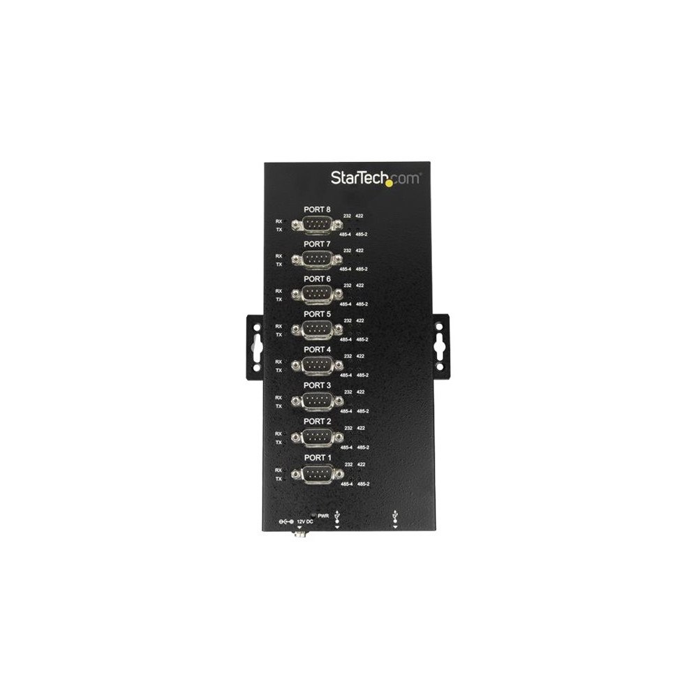 StarTech.com Startech Industriell USB till RS-232/422/485 seriell adapter med 8 portar - ESD-skydd på 15 kV - seriell adapter - USB 2...