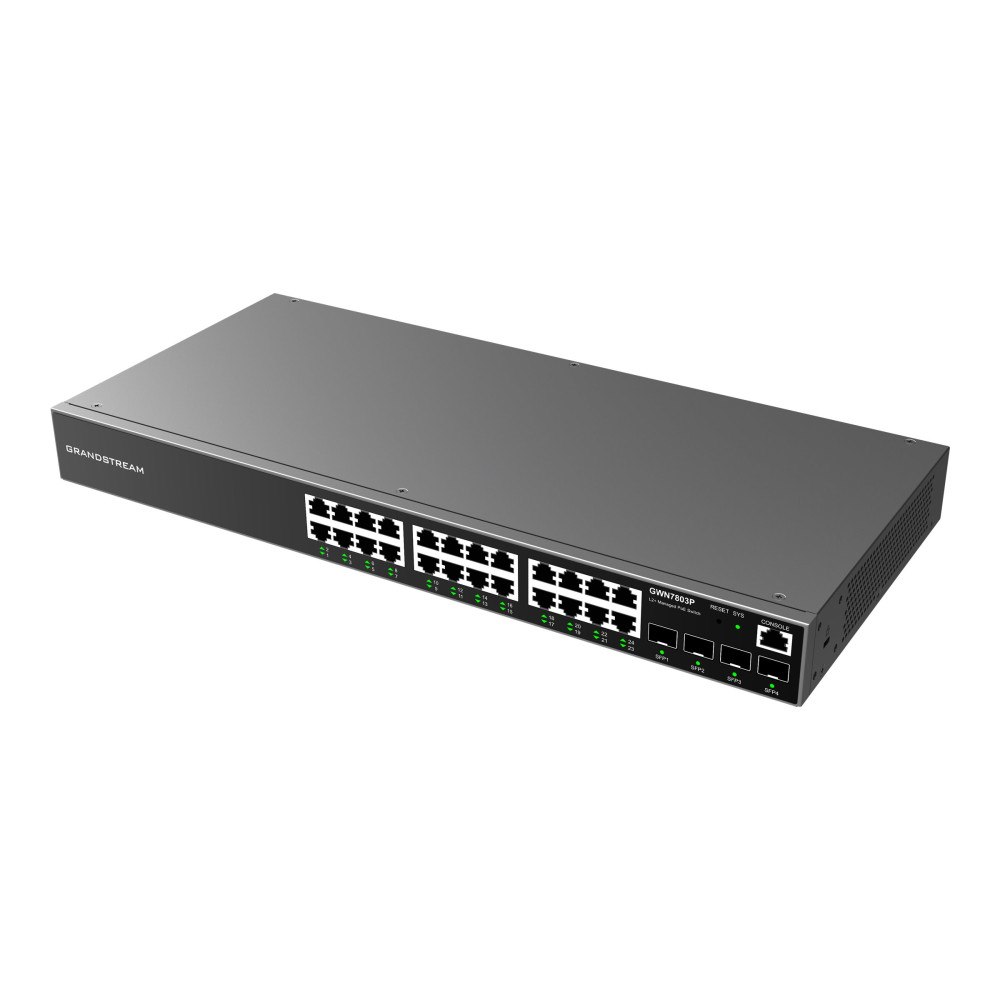 Grandstream Networks Grandstream GWN7803 - switch - 24 portar - Administrerad