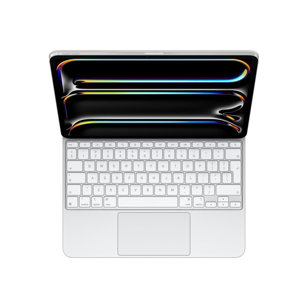 Apple Apple Magic Keyboard - tangentbord och foliefodral - med pekdyna - QWERTY - internationell engelska - vit Inmatningsenhe...