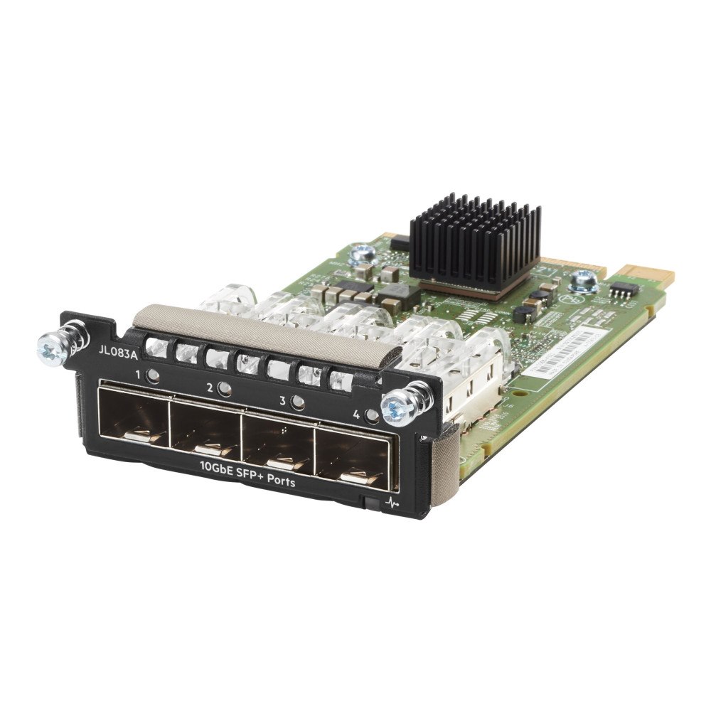 Hewlett Packard Enterprise HPE Aruba - expansionsmodul - 10 Gigabit SFP+ x 4