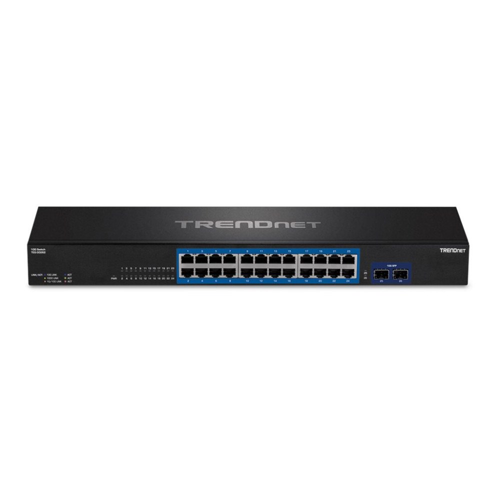 TRENDnet TRENDnet TEG 30262 - switch - 26 portar - rackmonterbar - TAA-kompatibel
