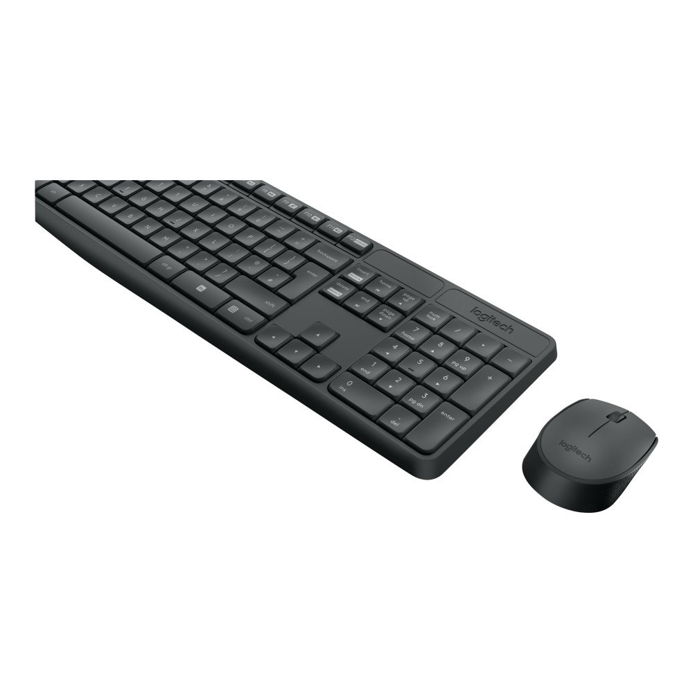 Logitech Logitech MK235 - sats med tangentbord och mus - portugisisk Inmatningsenhet