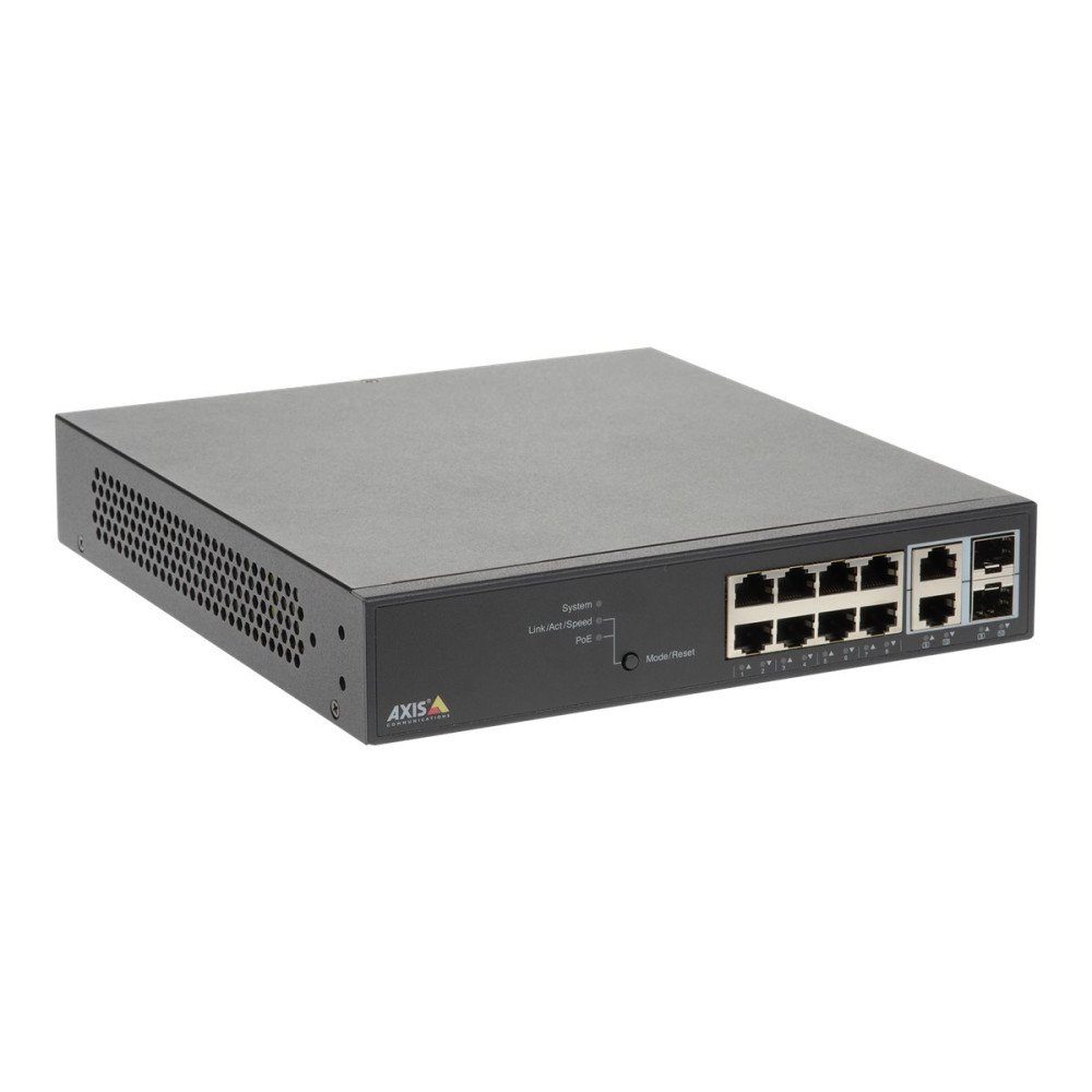 Axis Communications Axis T8508 PoE+ Network Switch - switch - 8 portar - Administrerad - rackmonterbar