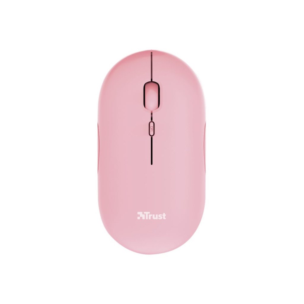 Trust Computer Products Trust Puck - mus - Bluetooth, 2.4 GHz - rosa
