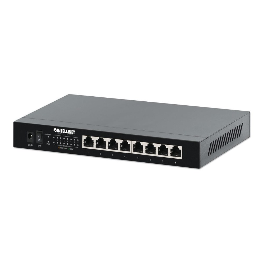 intellinet Intellinet - switch - 2,5G Ethernet, 8-port - 8 portar - ohanterad